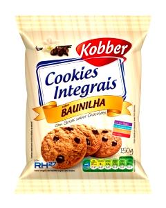 Quantas calorias em 4 unidades (30 g) Cookies Integrais Sabor Baunilha?