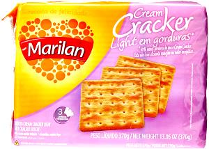 Quantas calorias em 4 unidades (30 g) Cream Crackers Light?