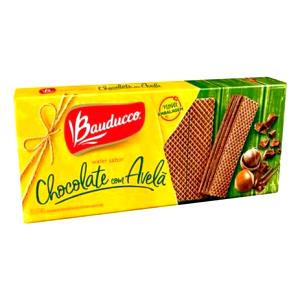 Quantas calorias em 4 unidades (30 g) Wafer Chocolate com Avelã?