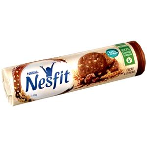 Quantas calorias em 5 1/5 biscoitos (30 g) Biscoito Nesfit Cacau e Cereais?