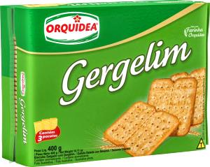 Quantas calorias em 5 biscoitos (20 g) Biscoito com Gergelim?