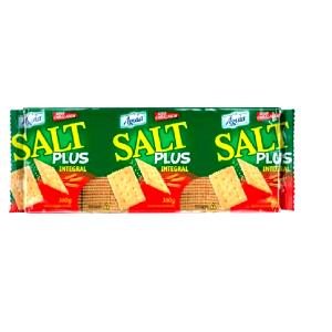 Quantas calorias em 5 biscoitos (30 g) Biscoito Cracker Integral Salt?