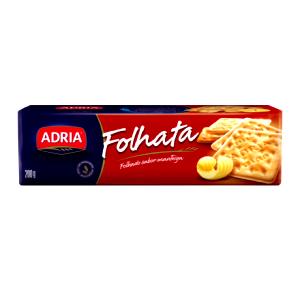 Quantas calorias em 5 biscoitos (30 g) Biscoito Cream Cracker Folhata?