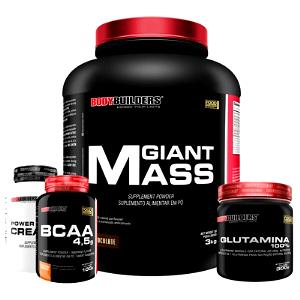 Quantas calorias em 5 medidores (160 g) Giant Mass?