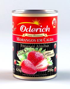 Quantas calorias em 5 morangos e 1 colher de sopa de calda (20 g) Morango em Calda?