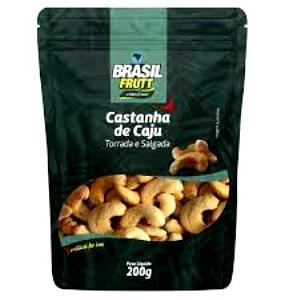 Quantas calorias em 5 unidades (10 g) Castanha de Caju Torrada e Salgada?