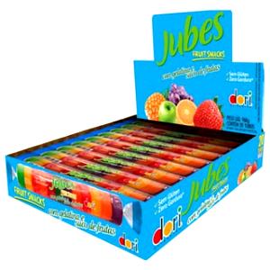 Quantas calorias em 5 unidades (20 g) Jubes?