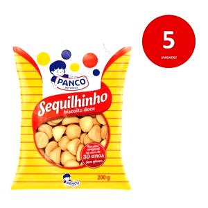 Quantas calorias em 5 unidades (20 g) Sequilhos?