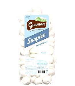 Quantas calorias em 5 unidades (25 g) Suspiro Tradicional?