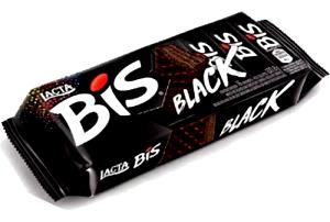 Quantas calorias em 5 unidades (30 g) Bis Black?