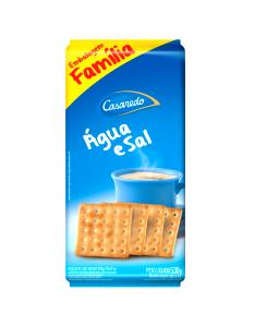 Quantas calorias em 5 unidades (30 g) Biscoito Salgado Água e Sal?