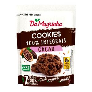 Quantas calorias em 5 unidades (30 g) Cookie Integral Cacau, Aveia e Chia?