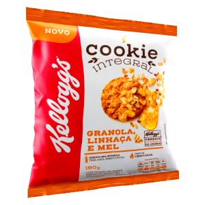 Quantas calorias em 5 unidades (30 g) Cookie Integral Granola Linhaça e Mel?