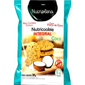 Quantas calorias em 5 unidades (30 g) Cookies Aveia e Coco?