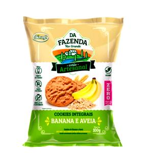 Quantas calorias em 5 unidades (30 g) Cookies Banana e Aveia Light?