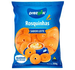 Quantas calorias em 5 unidades (30 g) Rosquinha Leite?