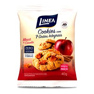 Quantas calorias em 5 unidades (40 g) Cookie Maçã com Canela?