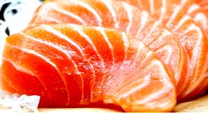 Quantas calorias em 5 unidades Sashimi de Salmão?