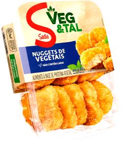 Quantas calorias em 6 1/2 unidades (130 g) Nuggets de Vegetais?