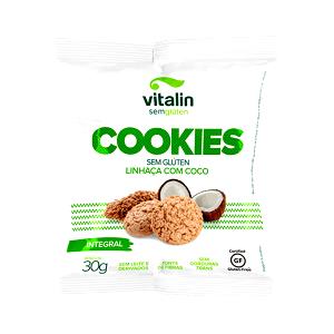 Quantas calorias em 6 biscoitos (30 g) Biscoito de Coco e Linhaça?