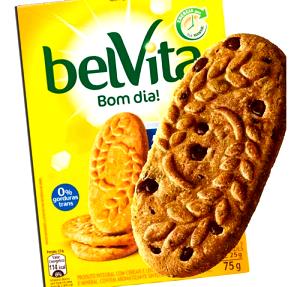 Quantas calorias em 6 biscoitos (30 g) Biscoito Integral com Leite e Cereais?