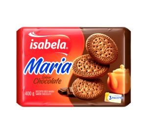 Quantas calorias em 6 biscoitos (30 g) Biscoito Maria Chocolate?