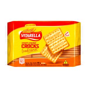 Quantas calorias em 6 biscoitos (30 g) Cream Cracker Crocks?