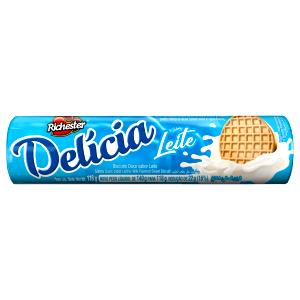 Quantas calorias em 6 biscoitos (30 g) Delícia Sabor Leite Superiore?