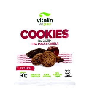 Quantas calorias em 6 biscoitos (30 g) Maçã e Canela?