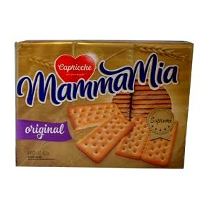 Quantas calorias em 6 biscoitos (30 g) Mamma Mia Original?