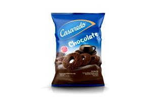 Quantas calorias em 6 biscoitos (30 g) Rosca de Chocolate?