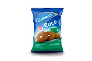 Quantas calorias em 6 biscoitos (30 g) Rosca de Coco?