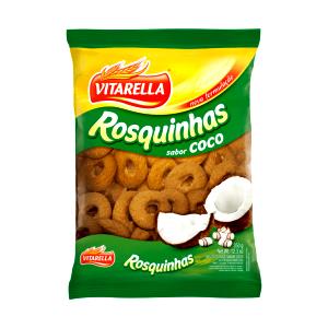 Quantas calorias em 6 biscoitos (30 g) Rosquinha Sabor Coco?