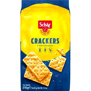Quantas calorias em 6 biscoitos (35 g) Crackers?