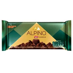 Quantas calorias em 6 quadradinhos (25 g) Alpino Gianduia?