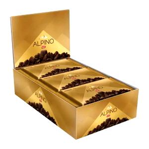 Quantas calorias em 6 quadradinhos (25 g) Chocolate Alpino?