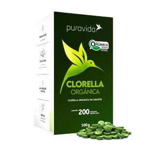 Quantas calorias em 6 tabletes (3 g) Clorella?