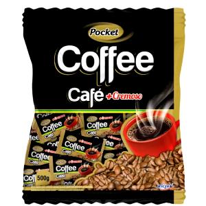 Quantas calorias em 6 unidade (20 g) Bala de Café?