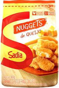 Quantas calorias em 6 unidades (130 g) Nuggets de Queijo?