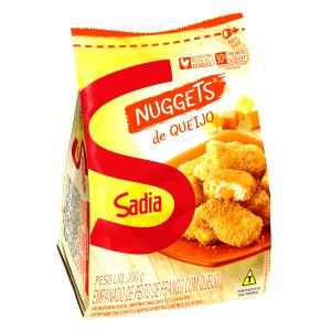Quantas calorias em 6 unidades (130 g) Nuggets Frango com Queijo?