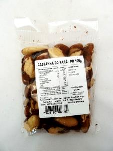 Quantas calorias em 6 unidades (15 g) Castanha do Pará?