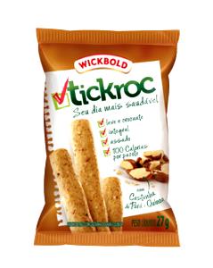 Quantas calorias em 6 unidades (27 g) Tickroc?