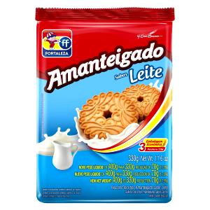 Quantas calorias em 6 unidades (30 g) Biscoito Amanteigado Sabor Leite?