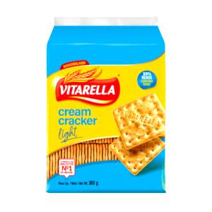 Quantas calorias em 6 unidades (30 g) Biscoito Cream Cracker Light?
