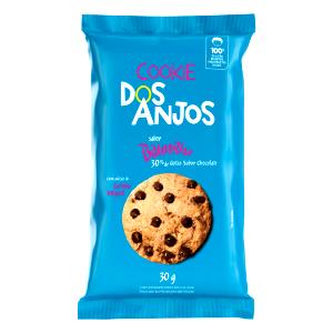 Quantas calorias em 6 unidades (30 g) Cookies com Gotas de Chocolate?