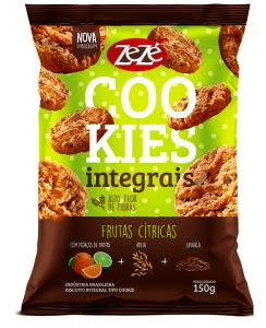 Quantas calorias em 6 unidades (30 g) Cookies Integrais Frutas Citricas?