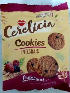 Quantas calorias em 6 unidades (30 g) Cookies Integrais Frutas Vermelhas?