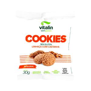 Quantas calorias em 6 unidades (30 g) Cookies Integral Café?