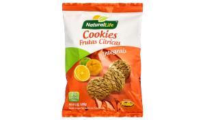 Quantas calorias em 6 unidades (30 g) Cookies Integral Frutas Cítricas?