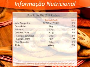 Quantas calorias em 6 unidades (30 g) Cookies?